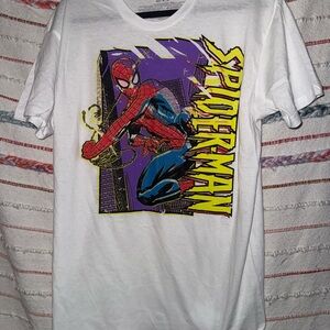 Marvel Spider-Man Tee - White and Purple NWOT